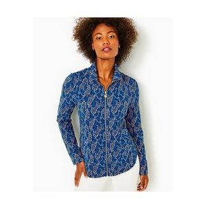 Lilly Pulitzer UPF 50+ Leona Zip-Up Jacket, sz M